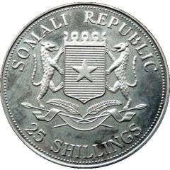 25 Shillings Pope in Multi-coloured cloak