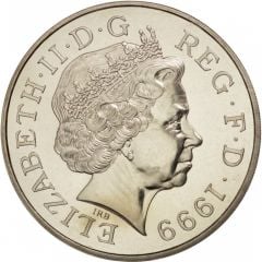 5 Pounds - Elizabeth II 4th portrait, Diana, Princess of Wales