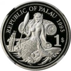 1 Dollar Ocean Scene - Platinum Essai