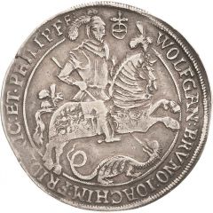 1 Thaler - Wolfgang III, Bruno III, Joachim Frederick and Philip V