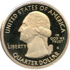 1/4 Dollar `Washington Quarter` Hawai`i Volcanoes National Park, Hawaii