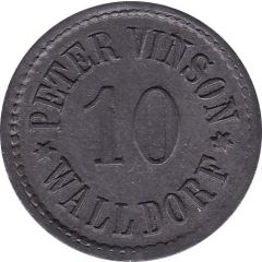 10 Pfennig - Walldorf Peter Vinson
