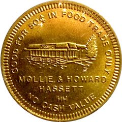 50 Cents - Mollie`s Restaurant Klamath falls, Or.