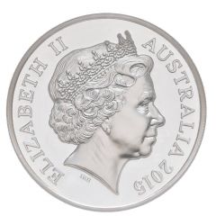 5 Dollars - Elizabeth II 4th Portrait - Saltwater Crocodile - Agro Junior