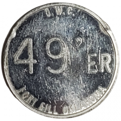 5 Dollars - O. W. C. 49`er Fort Sill, Oklahoma