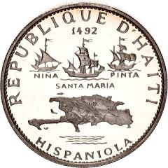 5 Gourdes Columbus Discovers America