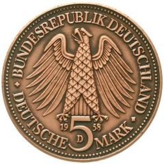 5 Deutsche Mark Saar - Pattern