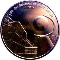Monnaie de Paris Tourist Token - Paris Cité des Sciences et de l`Industrie