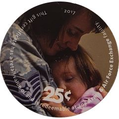 25 Cents - AAFES Gift Certificate 16M25