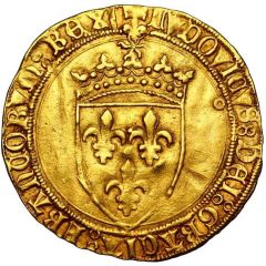Gold Ecu with sun - Louis XII