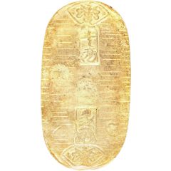 1 Ryō `Genbun Koban` reverse regular 文 BUN