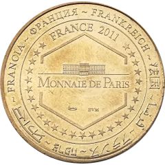 Monnaie de Paris Tourist Token - Romagne La Vallée des singes - Le lémurien Maki Catta