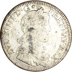 1/4 Ecu with long wick - Louis XIV