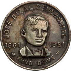 Medal - Jose Rizal Centennial Fund Drive