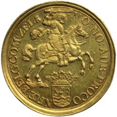 1 Ducaton `Silver Rider` Type 2, date in cartouche, Gold, 10 ducat weight