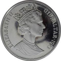 2.8 ECUs - Elizabeth II Eurotunnel