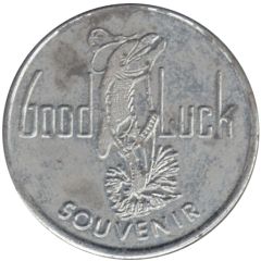 Good Luck Souvenir Token - Sea-Arama Marine World Galveston, Texas