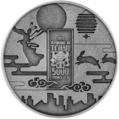 5000 Francs CFA Chang Er and the Jade Rabbit