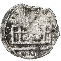 Dinero - Alfonso VIII king on castle