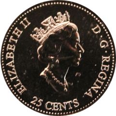 25 Cents - Elizabeth II Pride, colored