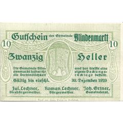10 Heller Blindenmarkt