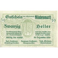 10 Heller Blindenmarkt