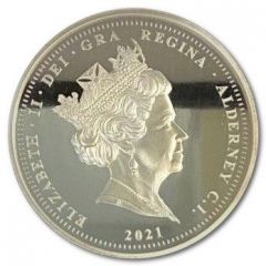 5 Pounds - Elizabeth II RNLI, Roy Barker I, Silver Piedfort
