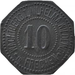 10 Pfennig - Frechen Wachtberg I, Wilhelma, Windling