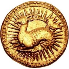 1 Mohur - Jahangir Capricornus - Agra mint