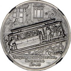 Medal - San Francisco Cable Car Centennial San Francisco, California