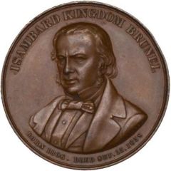 Medal Isambard Kingdom Brunel; J. Moore