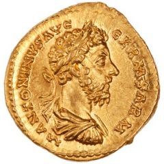 Aureus - Marcus Aurelius TR P XXXI IMP VIII COS III P P DE SARM
