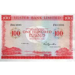 100 Pounds Ulster Bank