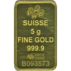 5 Gram Gold PAMP - Lady Fortuna