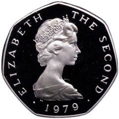 50 Pence - Elizabeth II Day of Tynwald, Platinum Proof