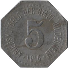 5 Pfennig - Hildesheim