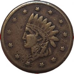 Civil War Token - Pay The Bearer One Cent F-83/264a