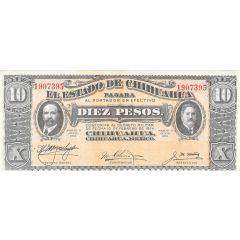 10 Pesos El Estado de Chihuahua