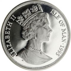 1 Crown - Elizabeth II Abe and Kawachi, Silver Proof