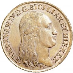 10 Tornesi - Ferdinando IV Pattern