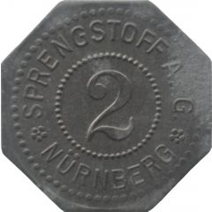 2 Pfennig - Nürnberg Sprengstoff A.G.
