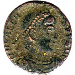 Follis - Valens GLORIA ROMANORVM, Aquileia