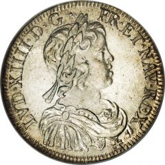 1/2 Ecu with short wick - Louis XIV