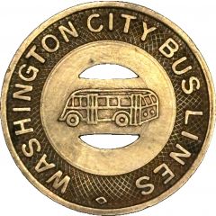 1 Fare - Washington City Bus Lines Washington, Pennsylvania