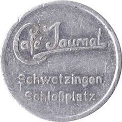 Token - Cafe Journal Schwetzingen Schlossplatz