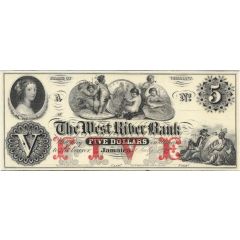5 Dollars West River Bank - Vermont