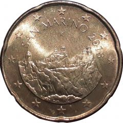 20 Euro Cents 2nd type