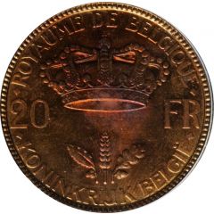 20 Francs - Léopold III Pattern