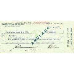 1 000 000 Pesos Bolivianos