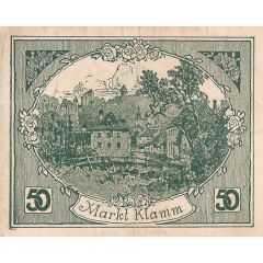 50 Heller Klamm